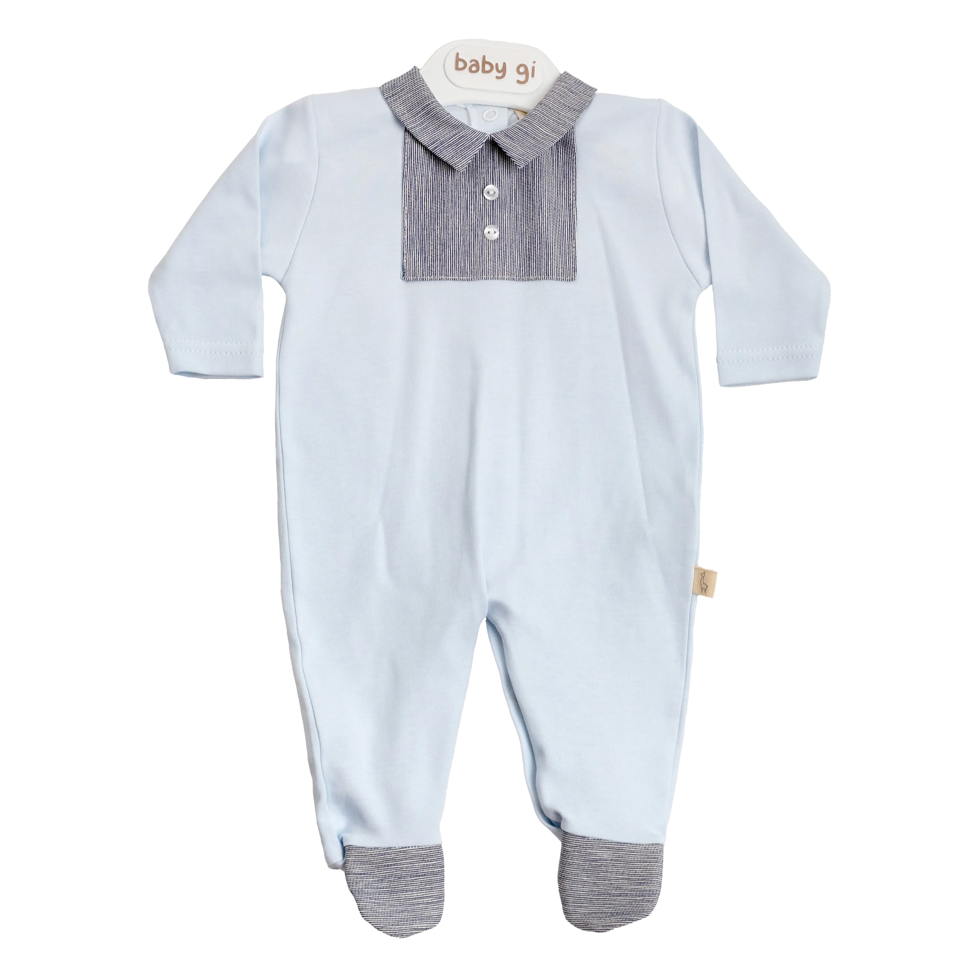 BABYGROW TEDDY BEAR AZUL C/ PEITO