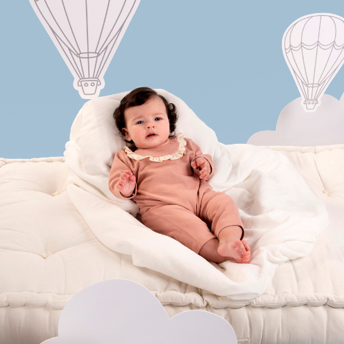 BABYGROW ROSA C/ FOLHO