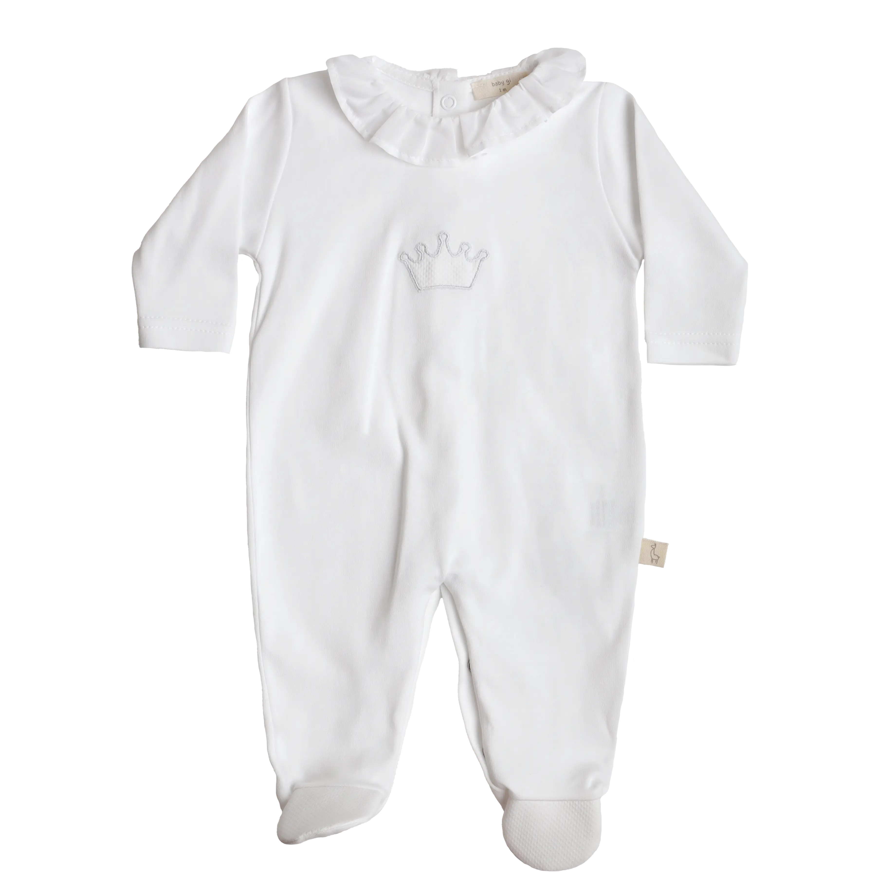 BABYGROW DE GOLA FOLHO C/ COROA
