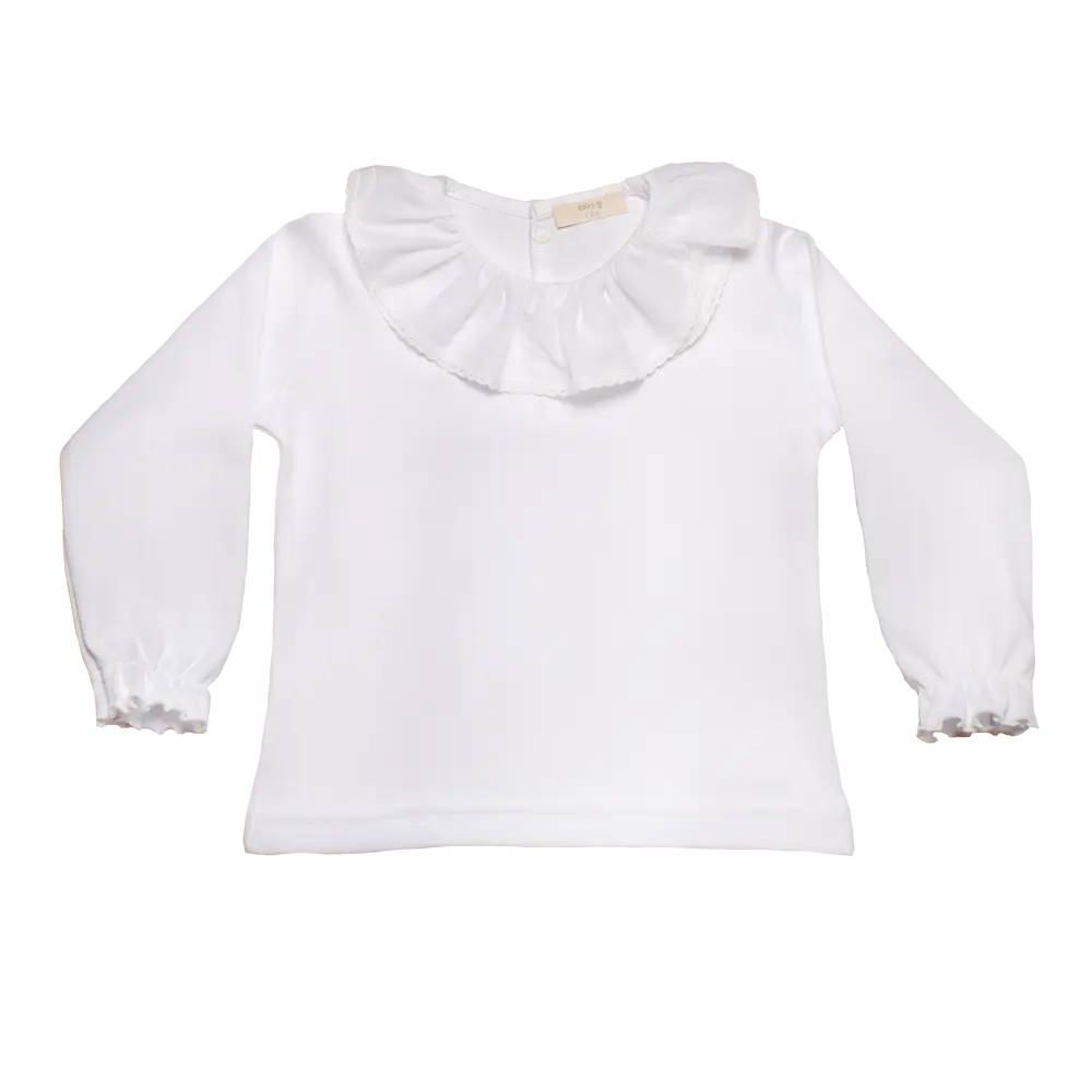 T-SHIRT C/ RENDA BRANCA